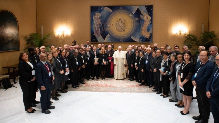 Ferenc pápa a Katolikus Egyetemek Nemzetközi Szövetségével