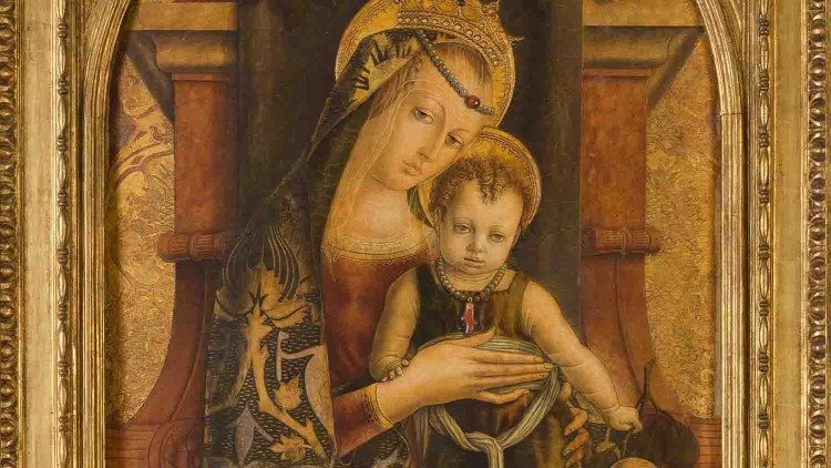 Virgen María y el Niño Jesús.