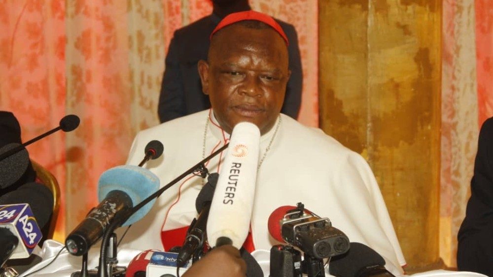 El Cardenal Fridolin Ambongo, Arzobispo de Kinshasa (Foto de archivo).
