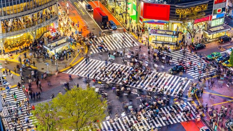 2019.11.19 persone in strada, gente, folla a Tokyo, Giappone