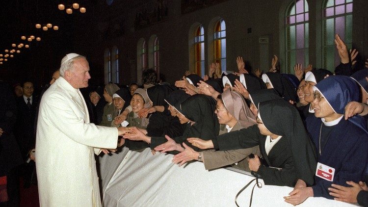João Paulo II em viagem apostólica ao Japão, em 1981