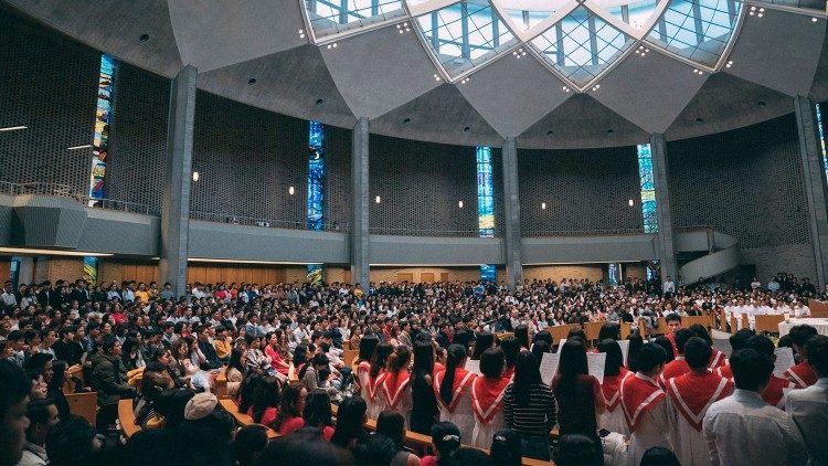 Thánh Lễ của cộng đoàn người Việt tại nhà thờ Thánh Inhã ở Tokyo hôm 24/11