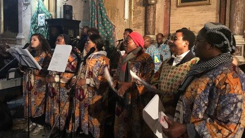 La comunità congolese si prepara alla Messa con il Papa