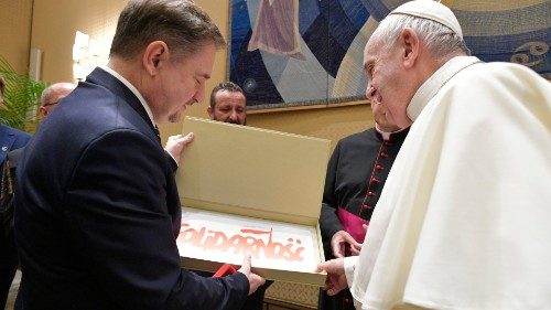 40 ans de Solidarnosc: le Pape François reçoit les dirigeants de l'historique syndicat polonais