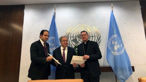 Påven och storimamen av Al-Azhar förslår en världsdag för broderskap för FN  