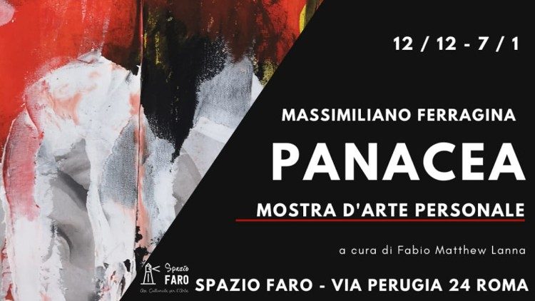 Exposição de arte do artista Massimiliano Ferragina Panacea