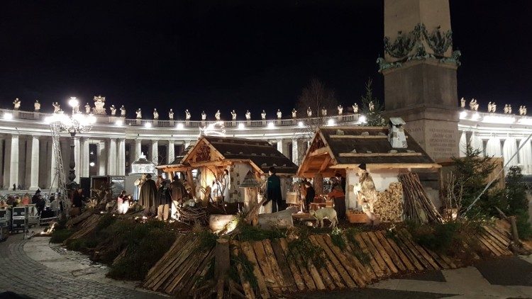 Hang đá Giáng sinh tại Quảng trường Thánh Phêrô 2019 