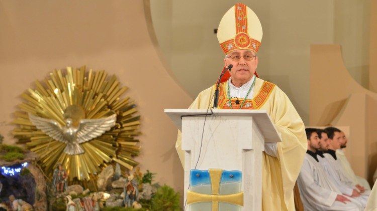 Литургија по повод една година од посетата на папата Фрањо во Македонија