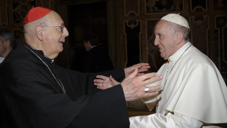 Kardinolas Prosper Grech, O.S.A. ir popiežius Pranciškus