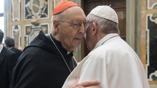 Pápež kondoloval augustiniánom po úmrtí kardinála Prospera Grecha