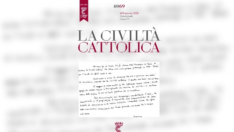 2019.12.30 Chirografo del Papa - La Civilità Cattolica