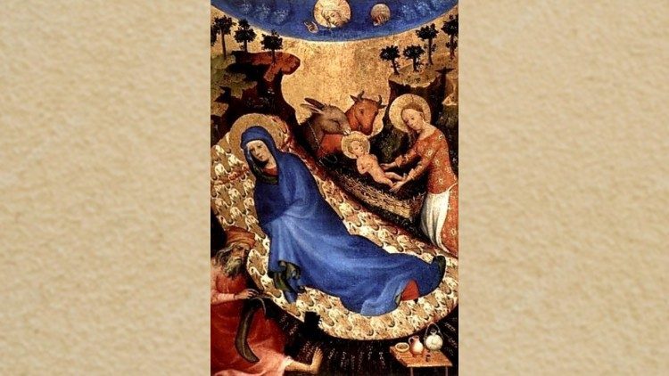 Slika čuvana u Muzeju u Antwerpenu; sveti Josip priprema povoje za Isusa