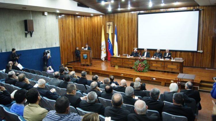 Foto de arquivo: Assembleia dos Bispos da Venezuela, janeiro de 2020