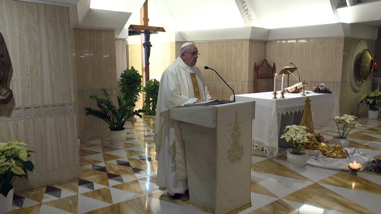 2020.01.10 Papa Francesco Messa Santa Marta