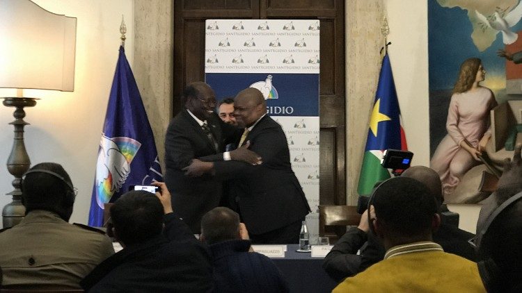 Salva Kiir e Riek Machar, Presidente e vice-presidente do Sudão do Sul