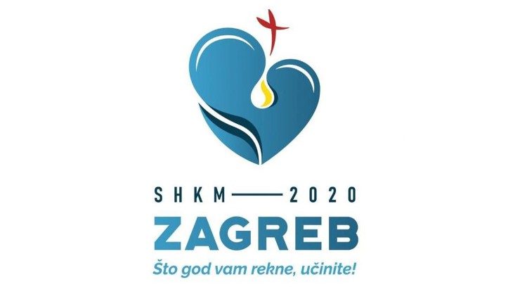 A zágrábi ifjúsági találkozó logója