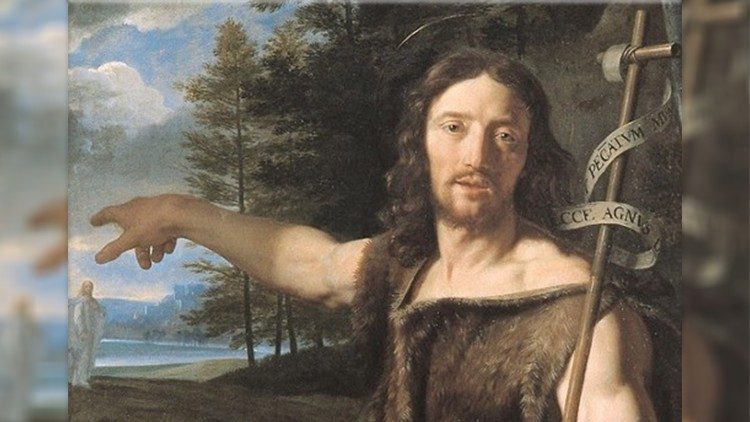 Sveti Ivan Krstitelj pokazuje na Isusa