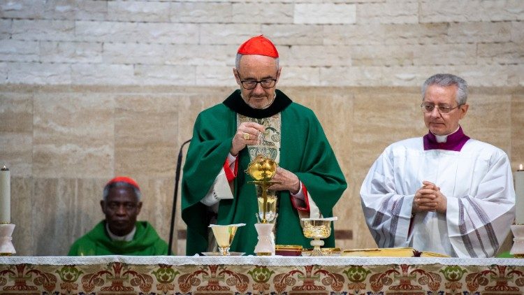 Le cardinal Michael Czerny, ici lors de la célébration d'une messe.