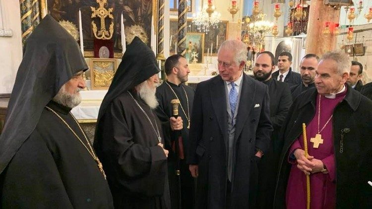 Գահաժառանգ Չարլզ Իշխանը այցելած է Բեթղեհէմի Հայկական եկեղեցին: