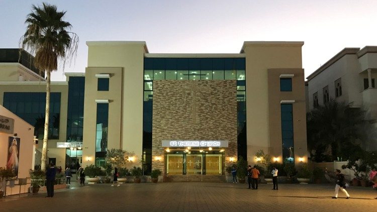 Église sainte Thérèse à Abu Dhabi. 