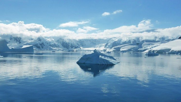 Топящ се ледник в Антарктида, 8 февруари 2020