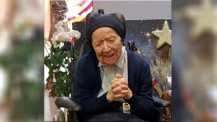 Sestra André za svoj 116. rojstni dan, 11. februarja 2020.