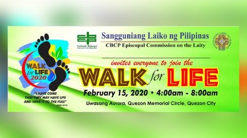 Philippines’ annual Walk for Life for “upholding the dignity of life”