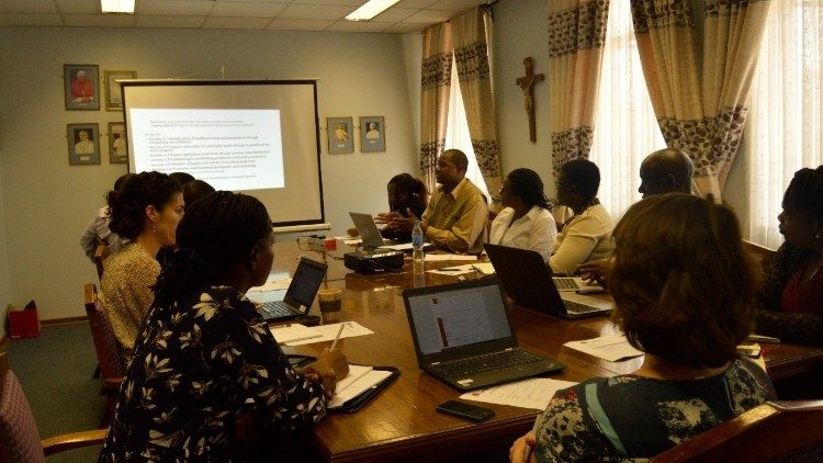 Caritas Zimbabwe in a meeting with Country Representatives of CRS, C0RDAID, CAFOD and Trocaire.