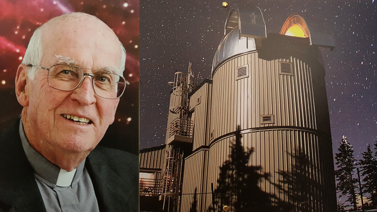 P. George Coyne SJ (1933-2020) a ním vybudované observatórium VATT na Mount Graham v Arizone