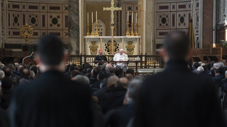 Incontro di Francesco con i sacerdoti della Diocesi di Roma (7-03-2019)