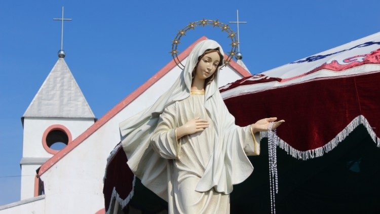 Пресвятая Богородица мира, почитаемая в с. Озерное, Казахстан
