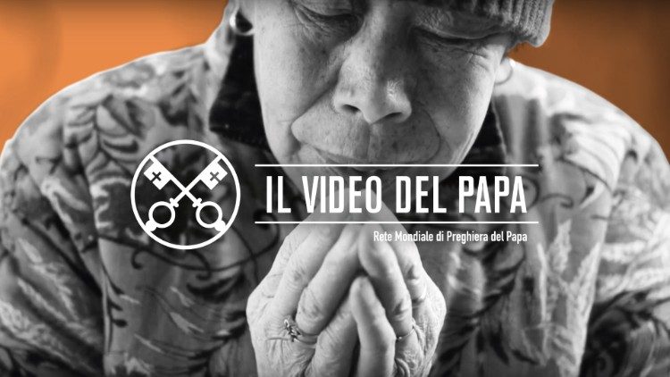 2020.03.05 Copertina intenzione di preghiera, redazione italiana, il video del papa