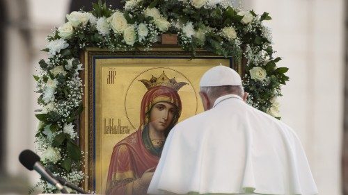 Папа вверил мир защите Пресвятой Богородицы