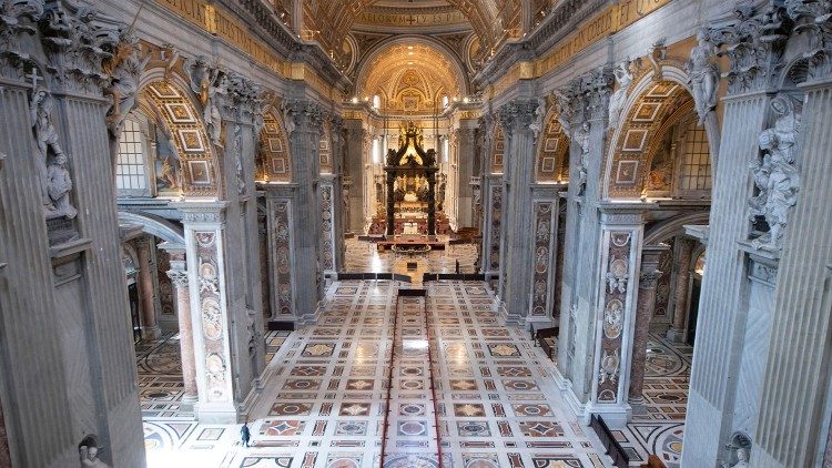 Unutrašnjost bazilike svetog Petra