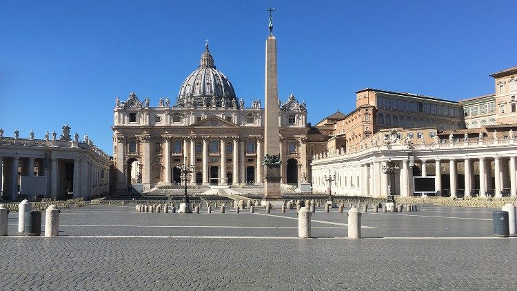 A view of St. Peter's Basilica and Square