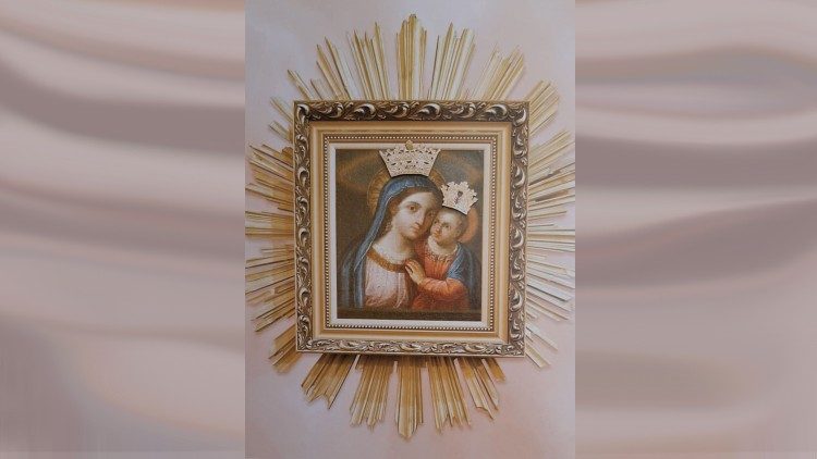 Чудотворната икона на Дева Мария, Майка на добрия съвет в енория "Пресвето Сърце Исусово" в Раковски