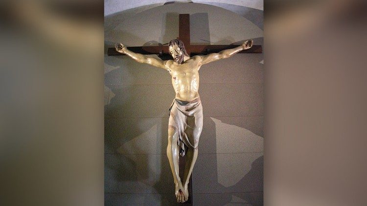Crucifixo do pai da escultura italiana Donatello