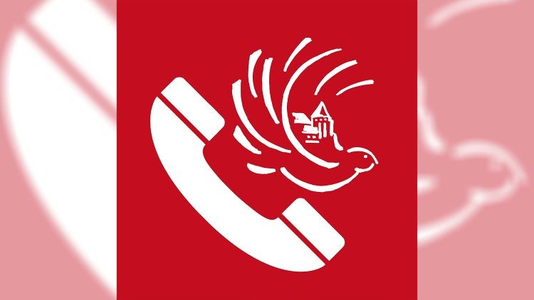 2020.03.27 Logo della messa tramite telefono della Kirche der Jugend Marienburg