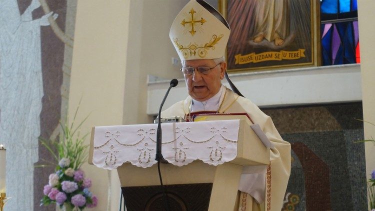 Banjalučki biskup Franjo Komarica, predsjednik Caritasa Banjalučke biskupije