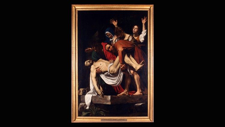 Caravaggio, La Deposizione dalla Croce, pala d'altare, olio su tela, 1600-1604 ca., Musei Vaticani, Pinacoteca © Musei Vaticani 