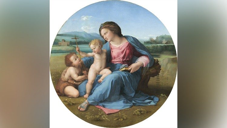 Девицата с Младенеца и свети Йоан, Национална художествена галерия във Вашингтон