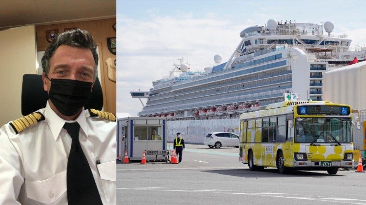 Kapitän Gennaro Arma und das Kreuzfahrtschiff Diamond Princess der Reederei Princess Cruises