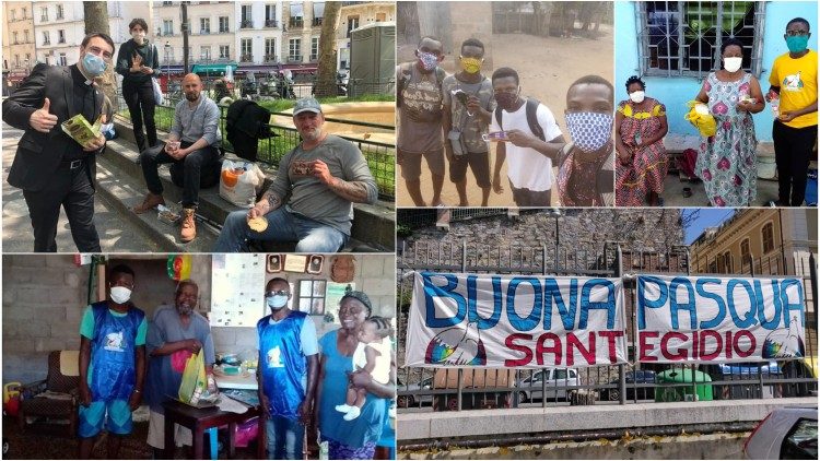 Iniciativas solidarias de las comunidades de Sant'Egidio en todo el mundo.