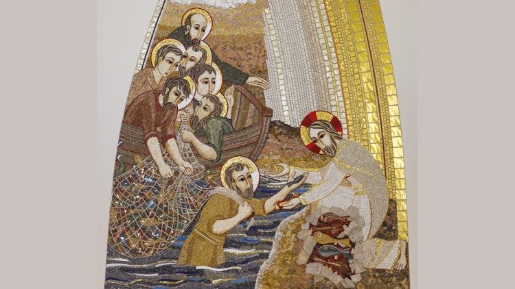 2020.05.17 Vangelo del giorno apparizione di Cristo Risorto ai discepoli al lago di Tiberiade