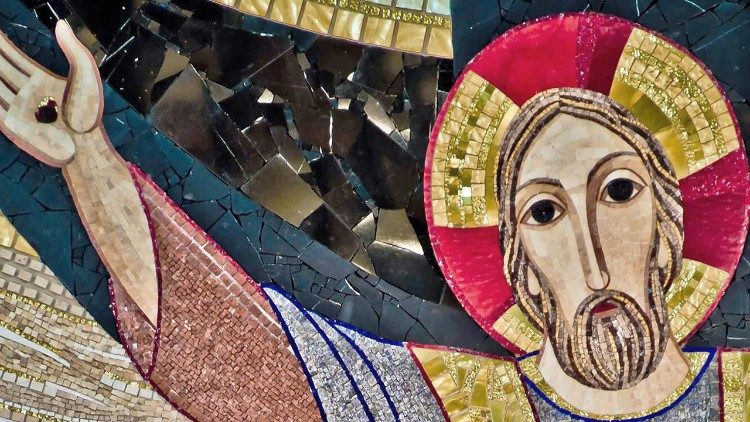 The Lord who calls everyone, mosaic by Marco rupnik sj