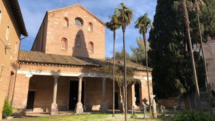 Die Abtei Tre Fontane in der Nähe von Rom