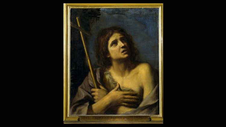 Francesco Barbieri detto il Guercino (1591-1666) - San Giovanni Battista - Pinacoteca Vaticana, Città del Vaticano ©Musei Vaticani