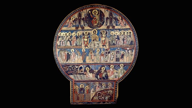 Niccolò e Giovanni, fine secolo XII. Giudizio finale. Musei Vaticani, Pinacoteca Vaticana ©Musei Vaticani
