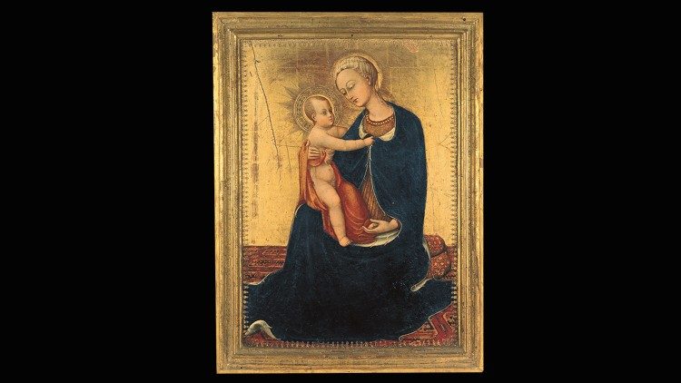 Stefano di Giovanni dit le Sassetta (Sienne, vers 1400-1450), La Madonne de l'Humilité, vers 1435. ©Musei Vaticani