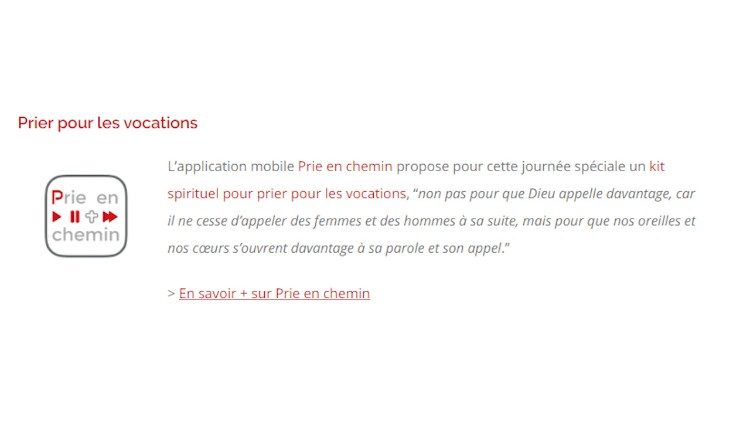 L'appli "prier en chemin" des jésuites francophones